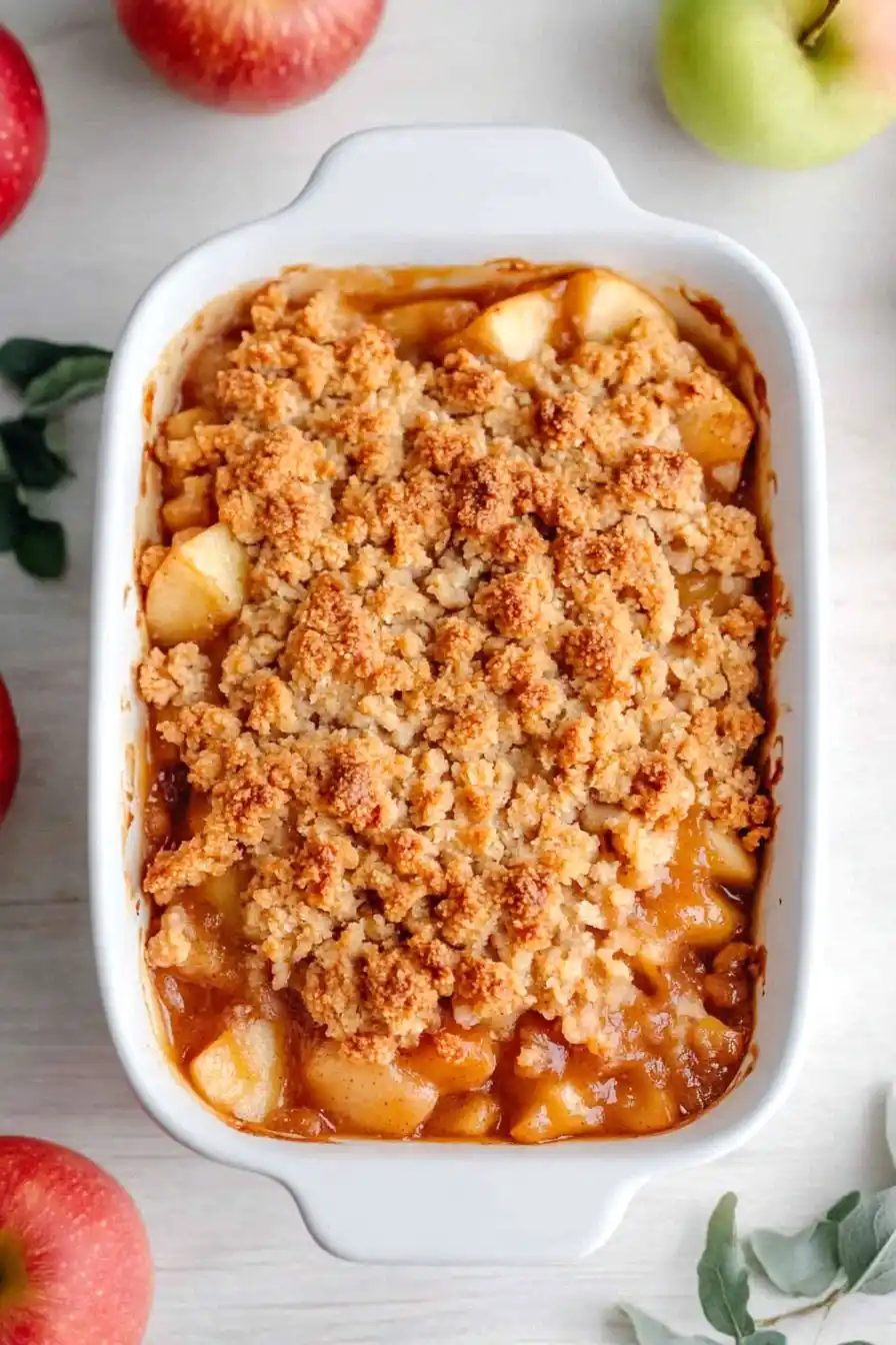 Moist Vegan Apple Crumble