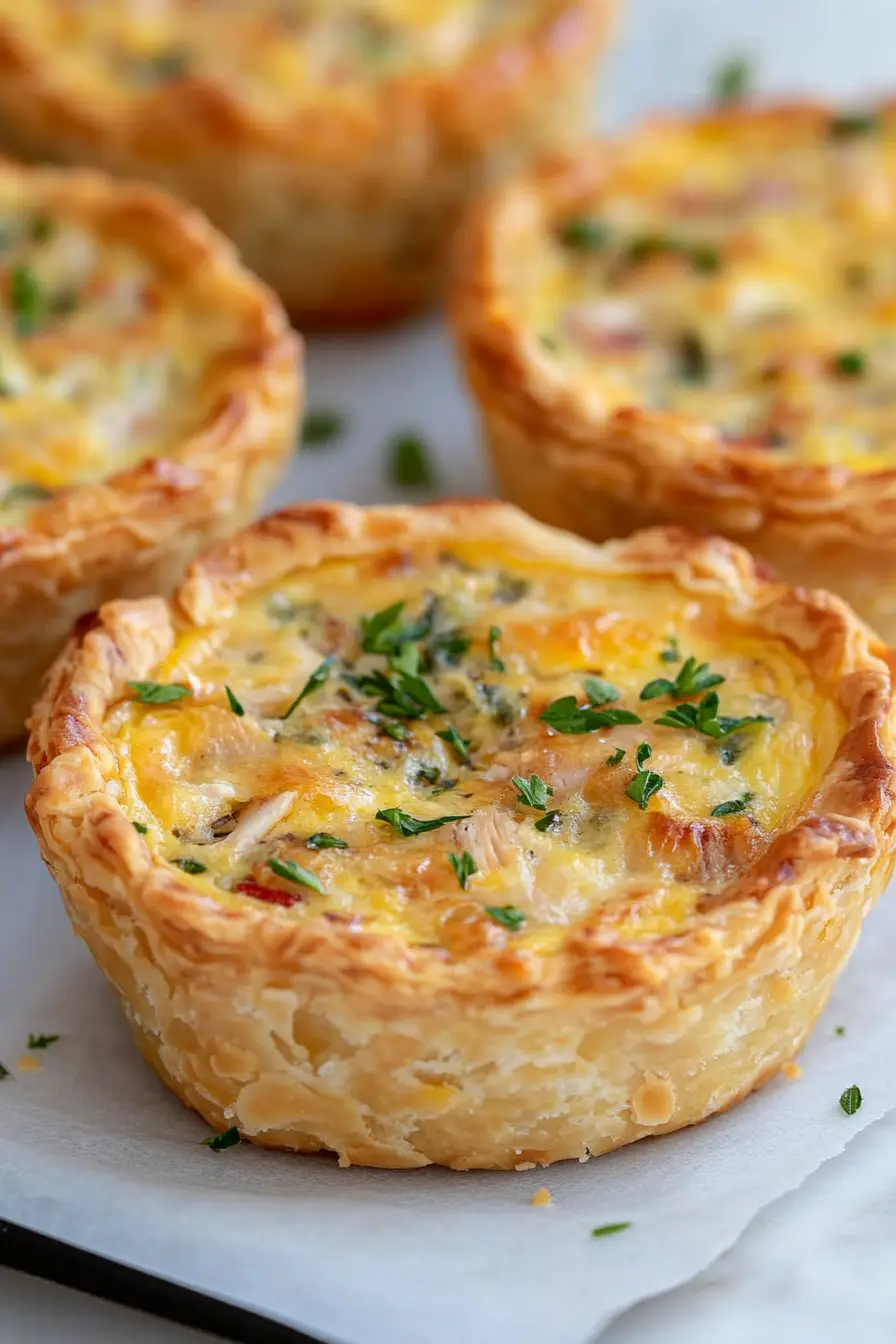 Easy Mini Chicken Quiche Recipe