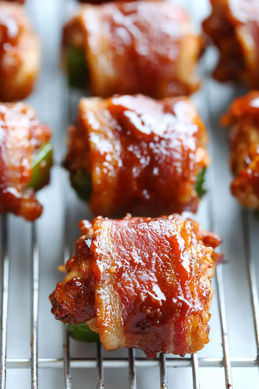 Juicy Chicken Thigh Jalapeno Poppers