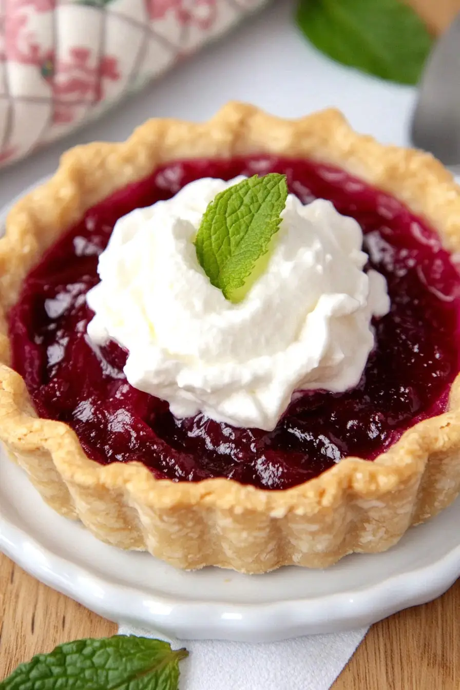 Easy Rhubarb Tart