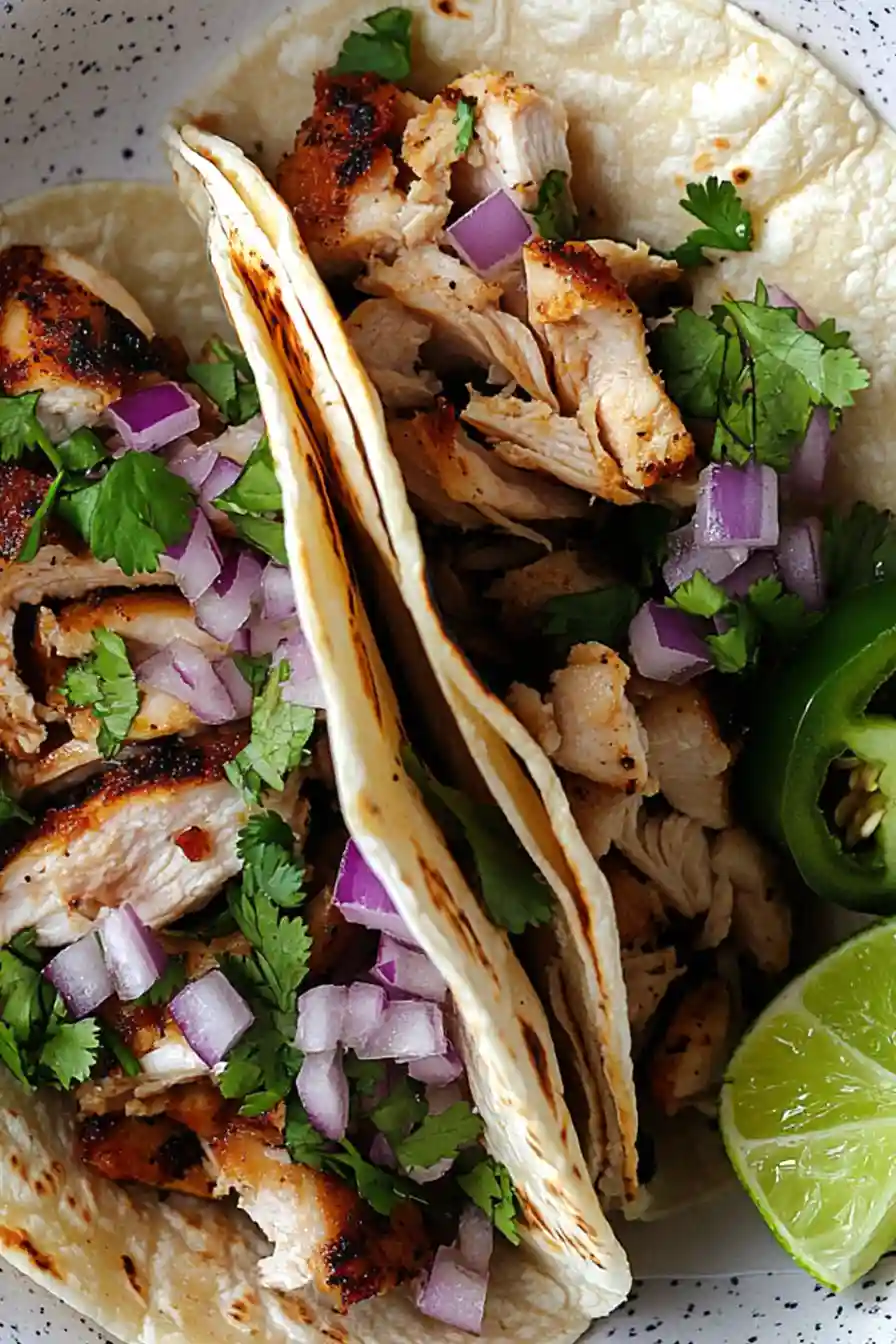 Spicy Chicken Thigh Tacos