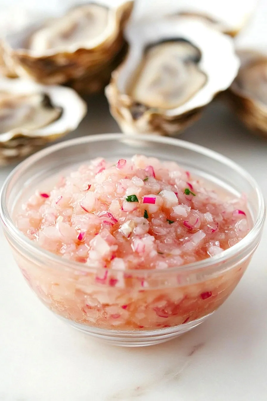 Classic Sauce for Oysters on the Half Shell