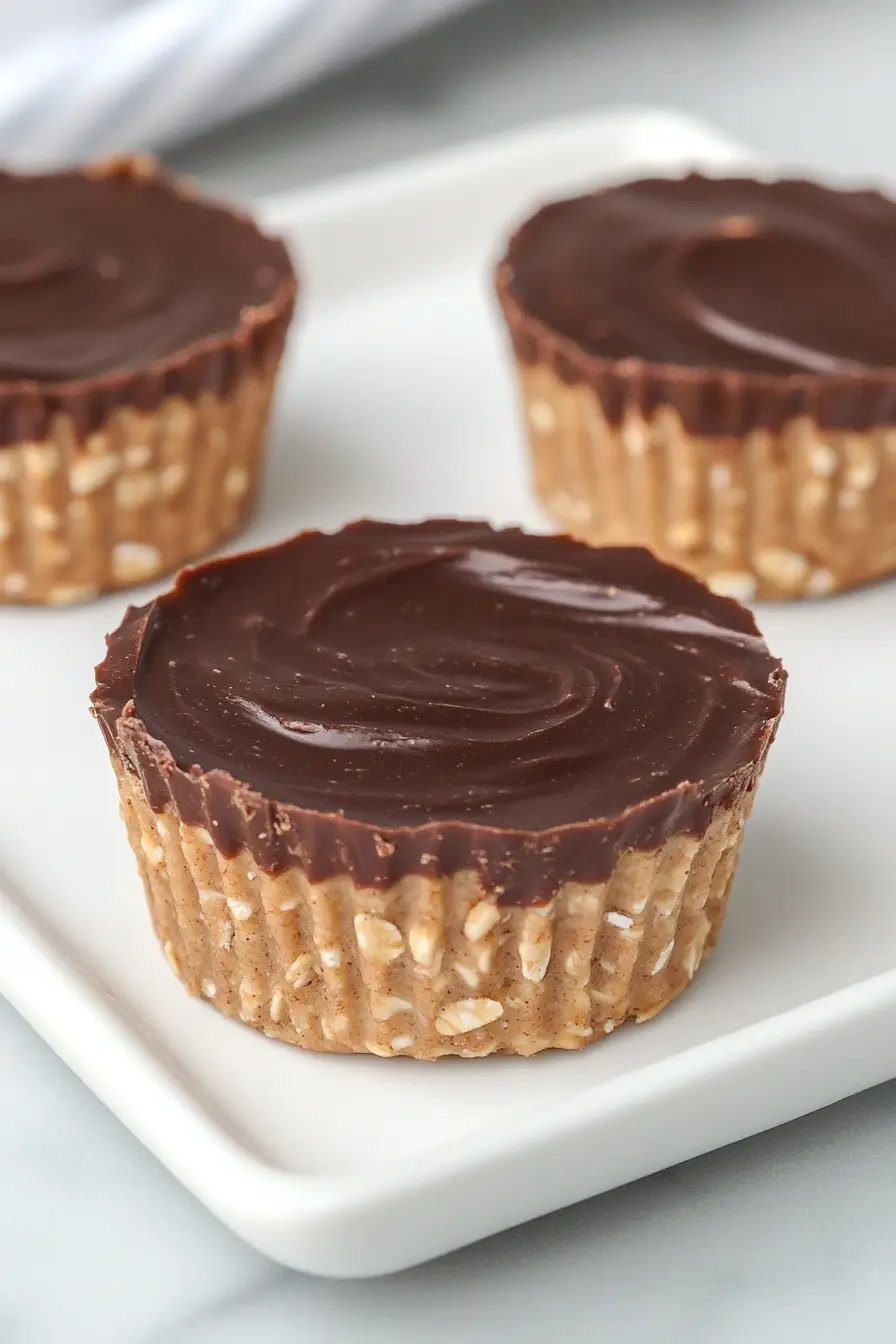 Easy Peanut Butter Protein Oatmeal Cups