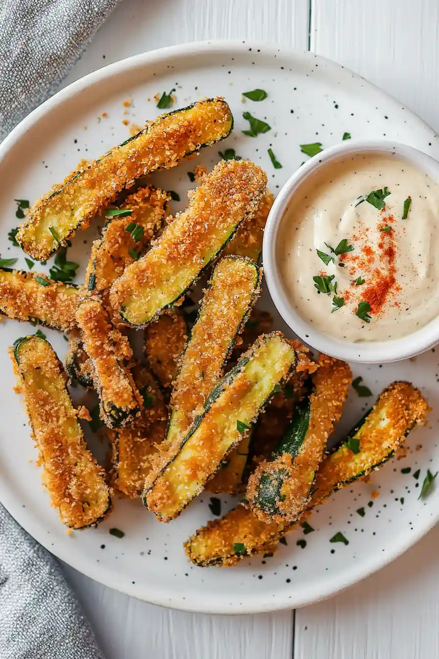 Easy Whole30 Zucchini Fries