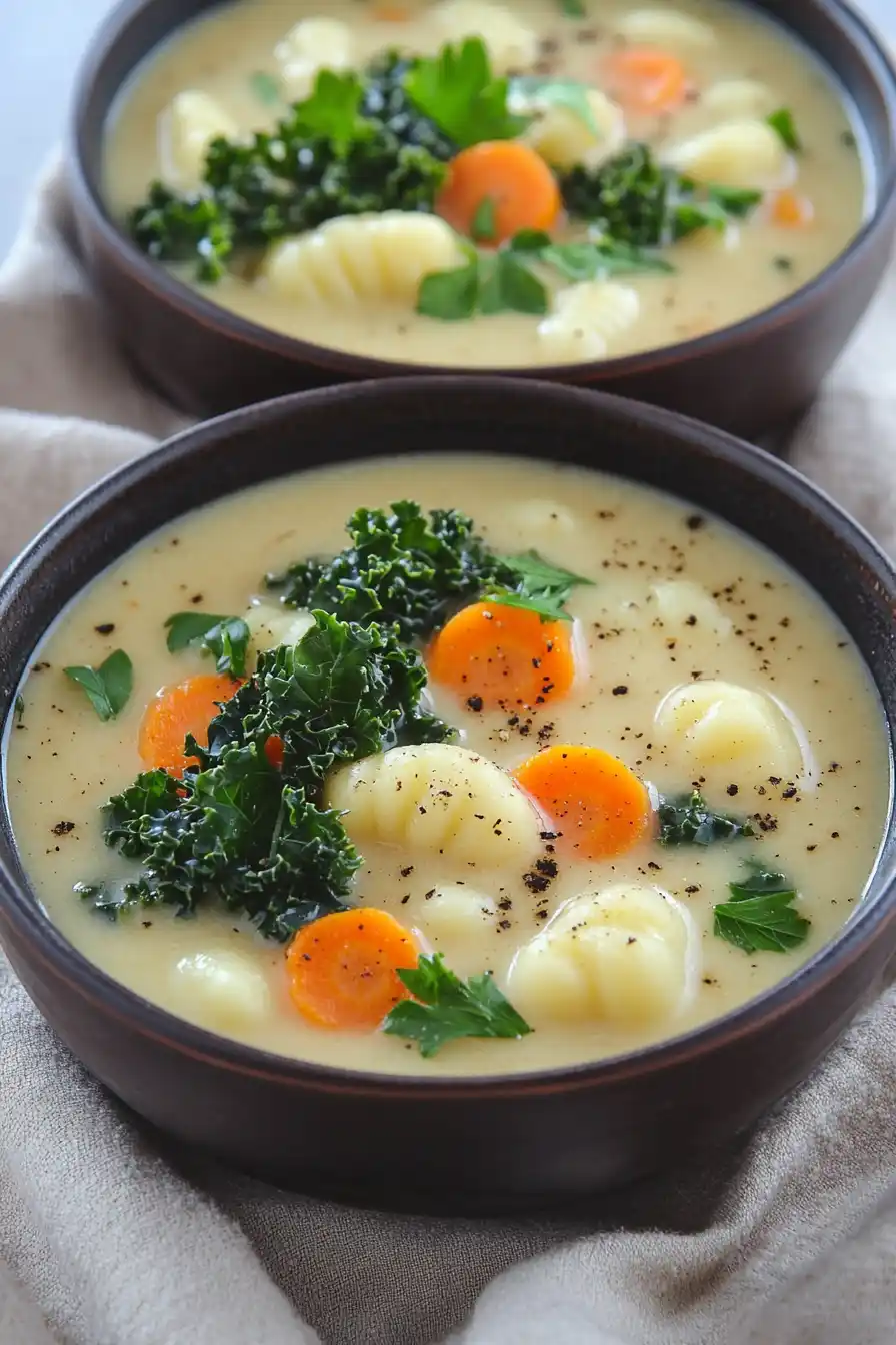 Hearty Vegetarian Gnocchi Soup