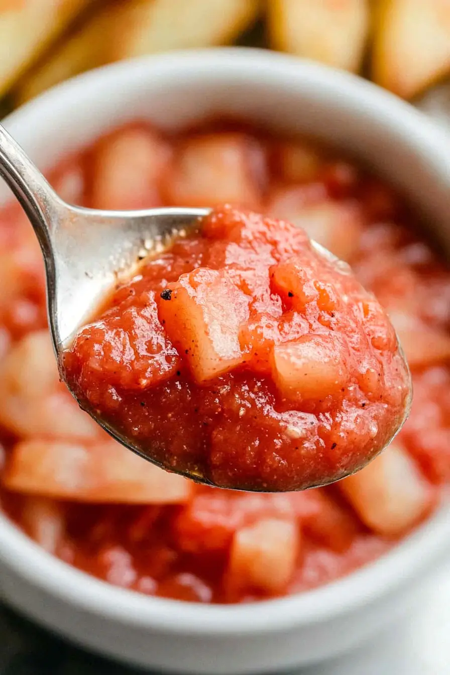 Healthy Rhubarb Ketchup