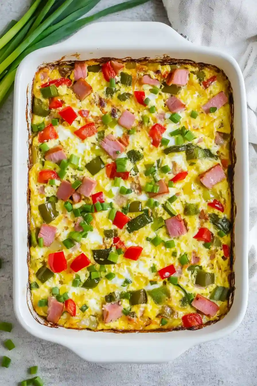 One-Pan Leftover Ham Egg Bake