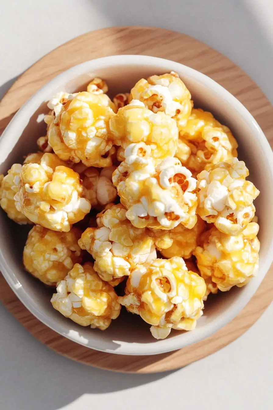 Quick Kettle Corn Popcorn Balls