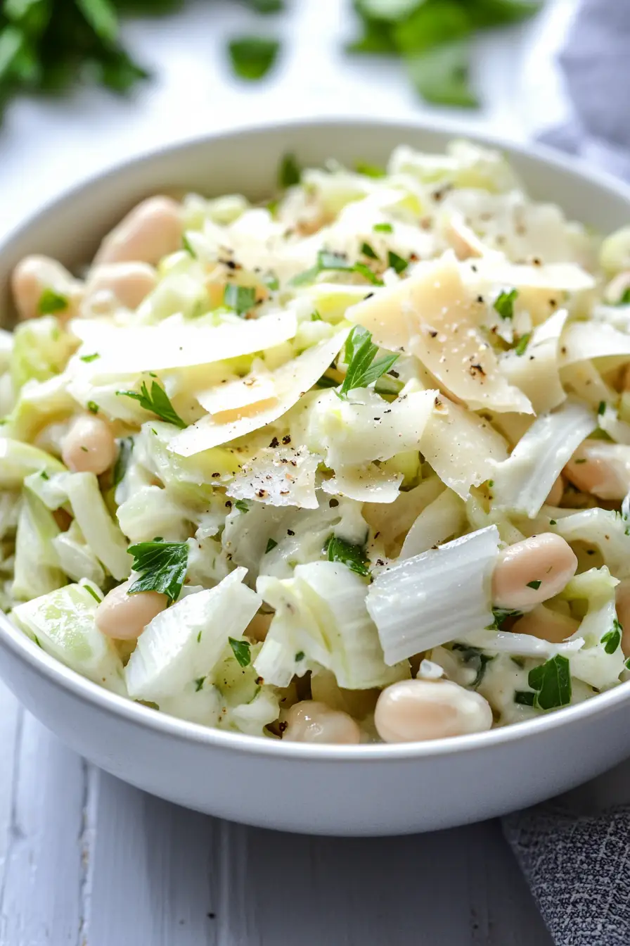 Fresh Fennel White Bean Salad