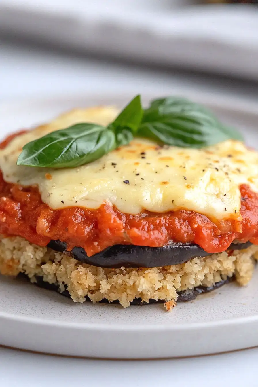 Delicious Vegan Eggplant Parmesan