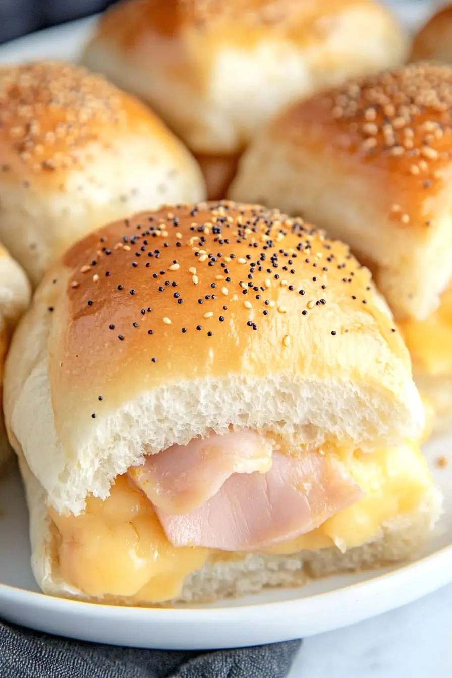 Tasty Ham and Havarti Cheese Sliders