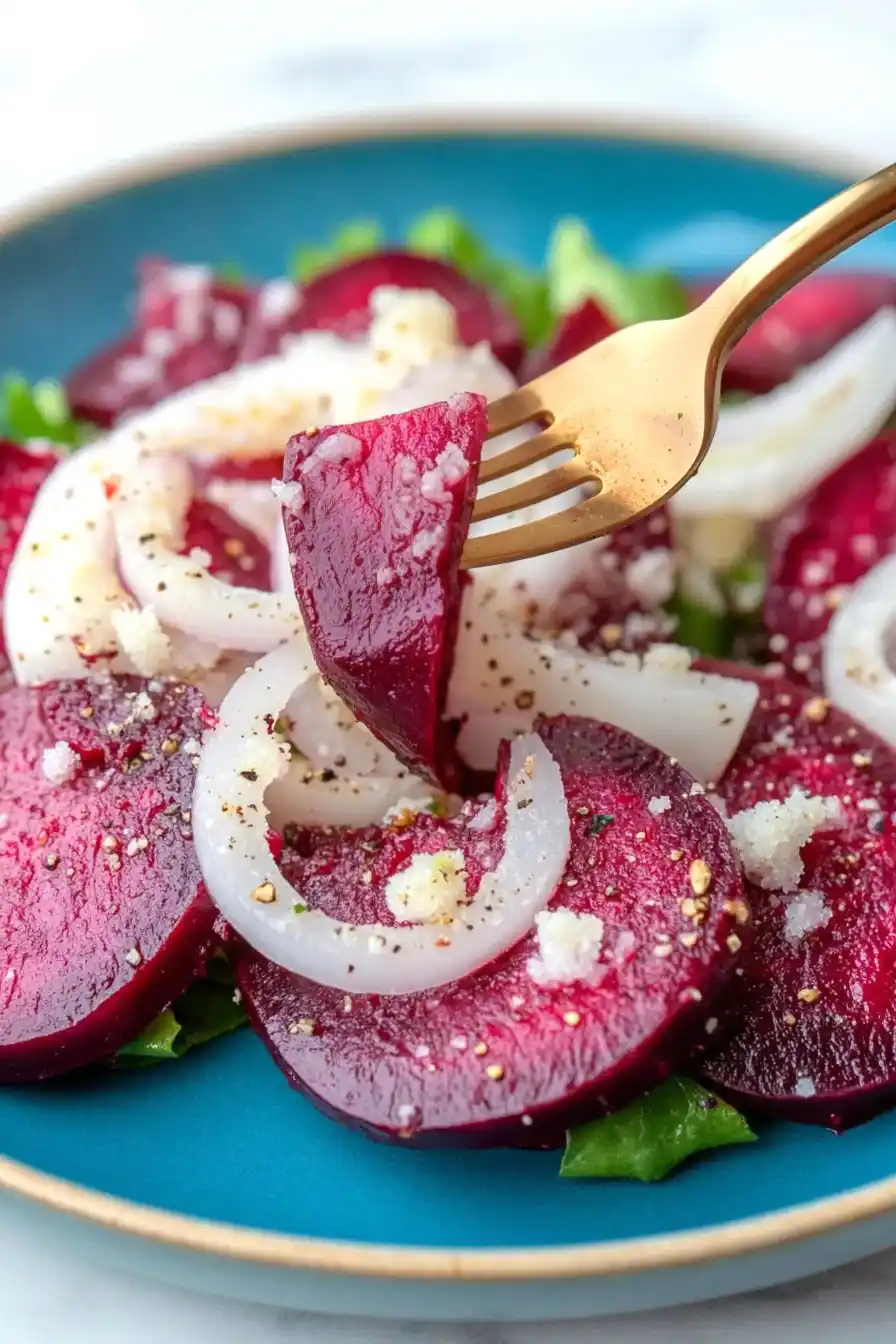 Tasty Beet and Onion Salad