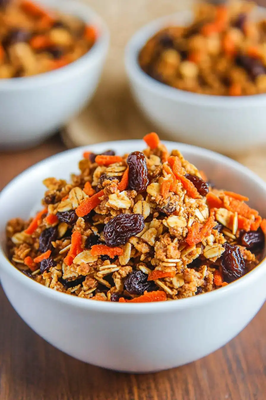 Crunchy Carrot Cake Granola