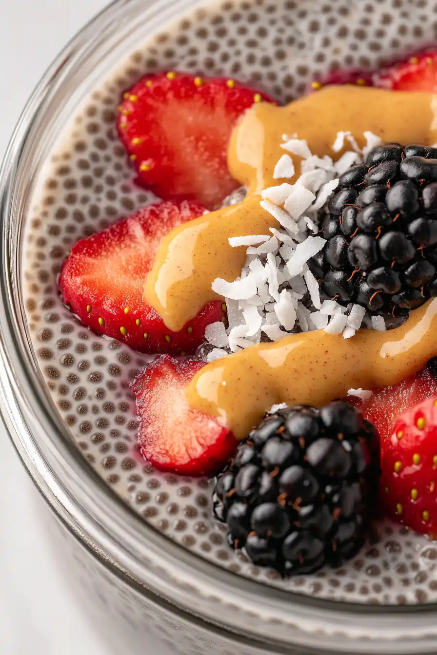 Tasty Chia Seed Pudding with Protein Powder