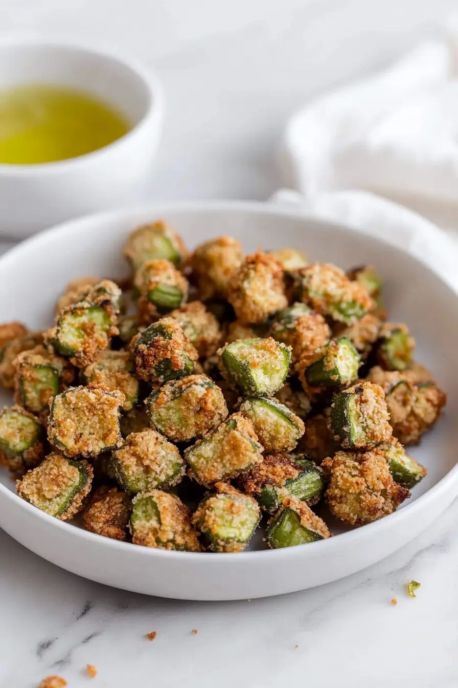 Tasty Air Fryer Fresh Okra