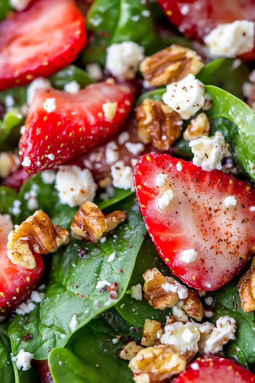 Best Paleo and Keto Strawberry Spinach Salad