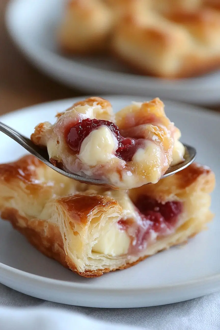 Delicious Raspberry Brie Puff Pastry Bites