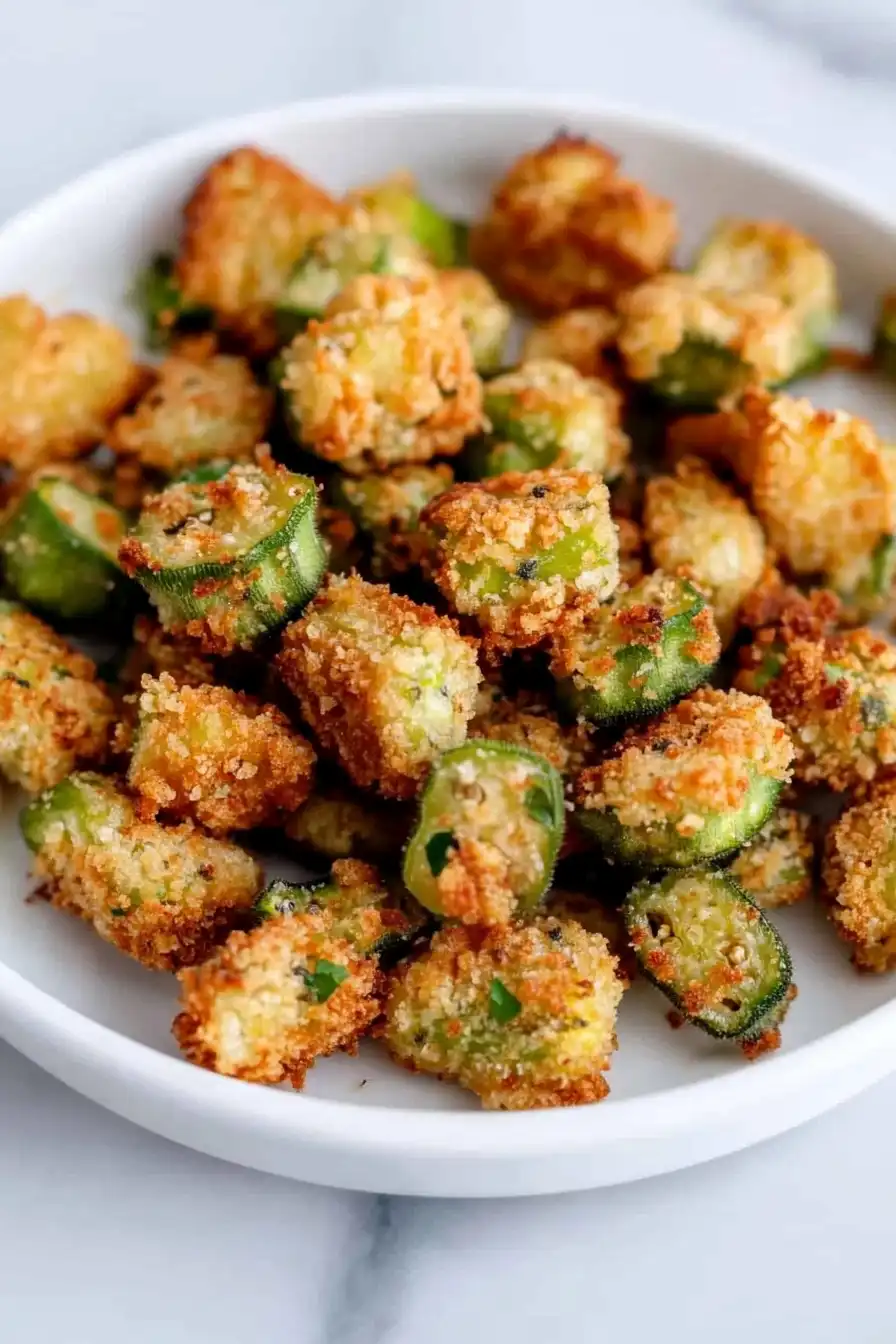 Tasty Air Fryer Fresh Okra