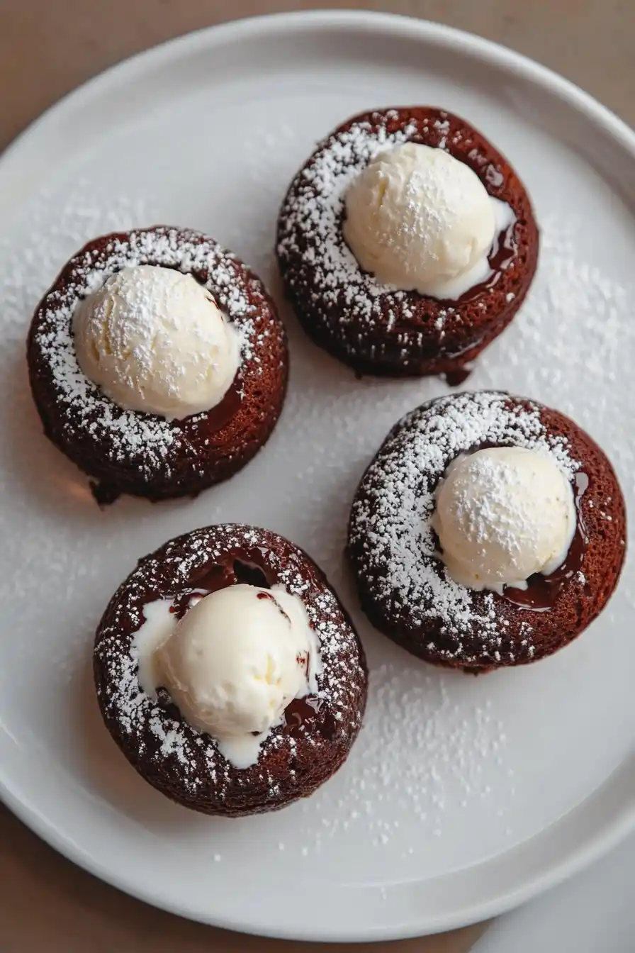 Gooey Chocolate Lava Cake for Valentine's Day