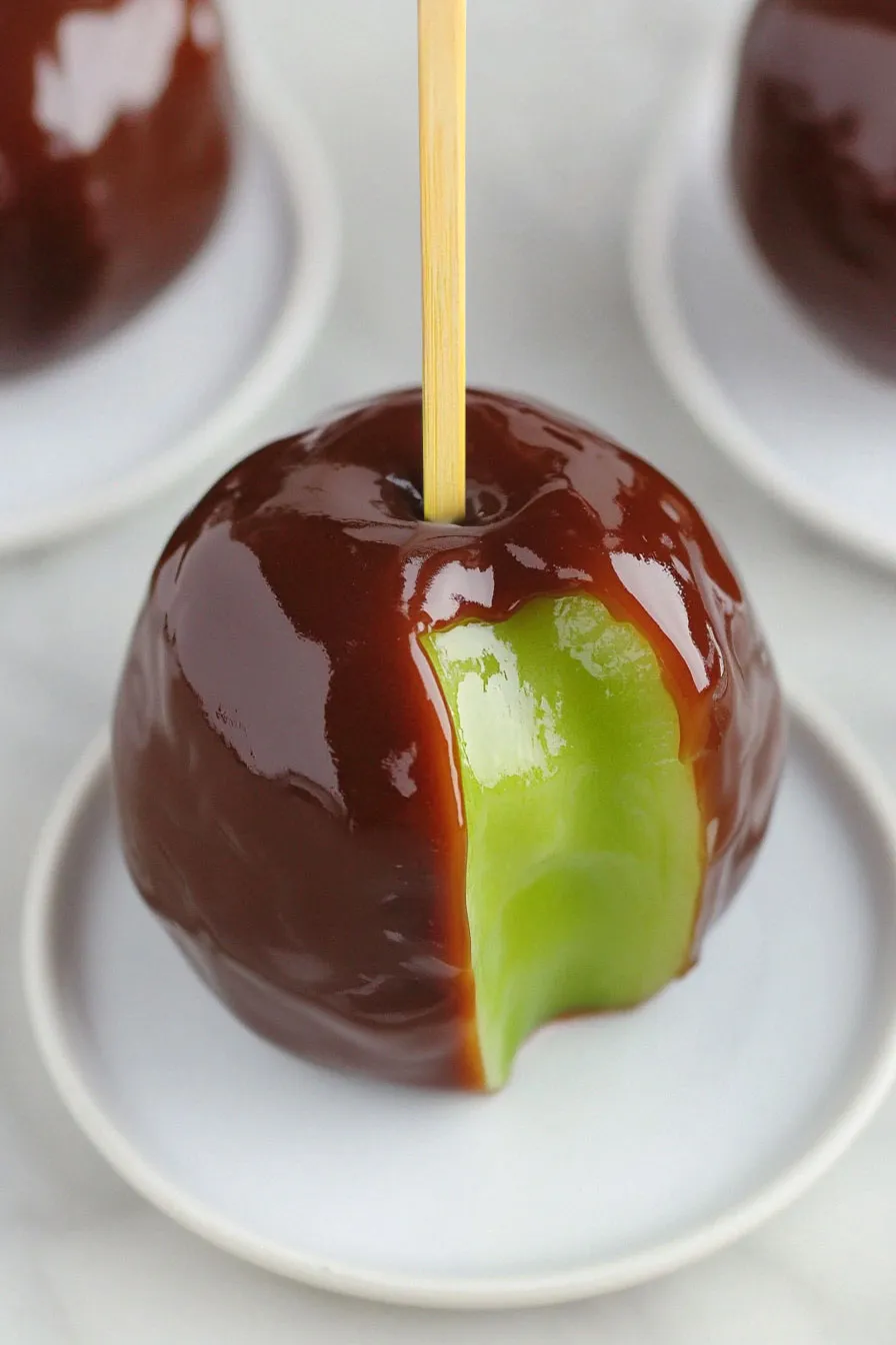 Quick Homemade Caramel Apples Without Corn Syrup