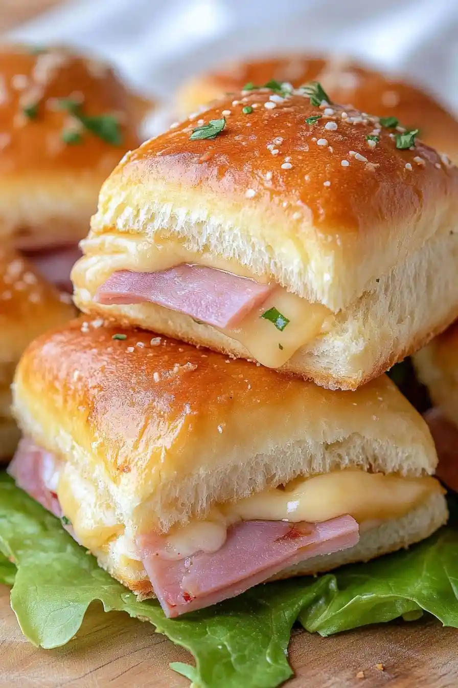 Delicious Smoked Ham and Cheese Sliders