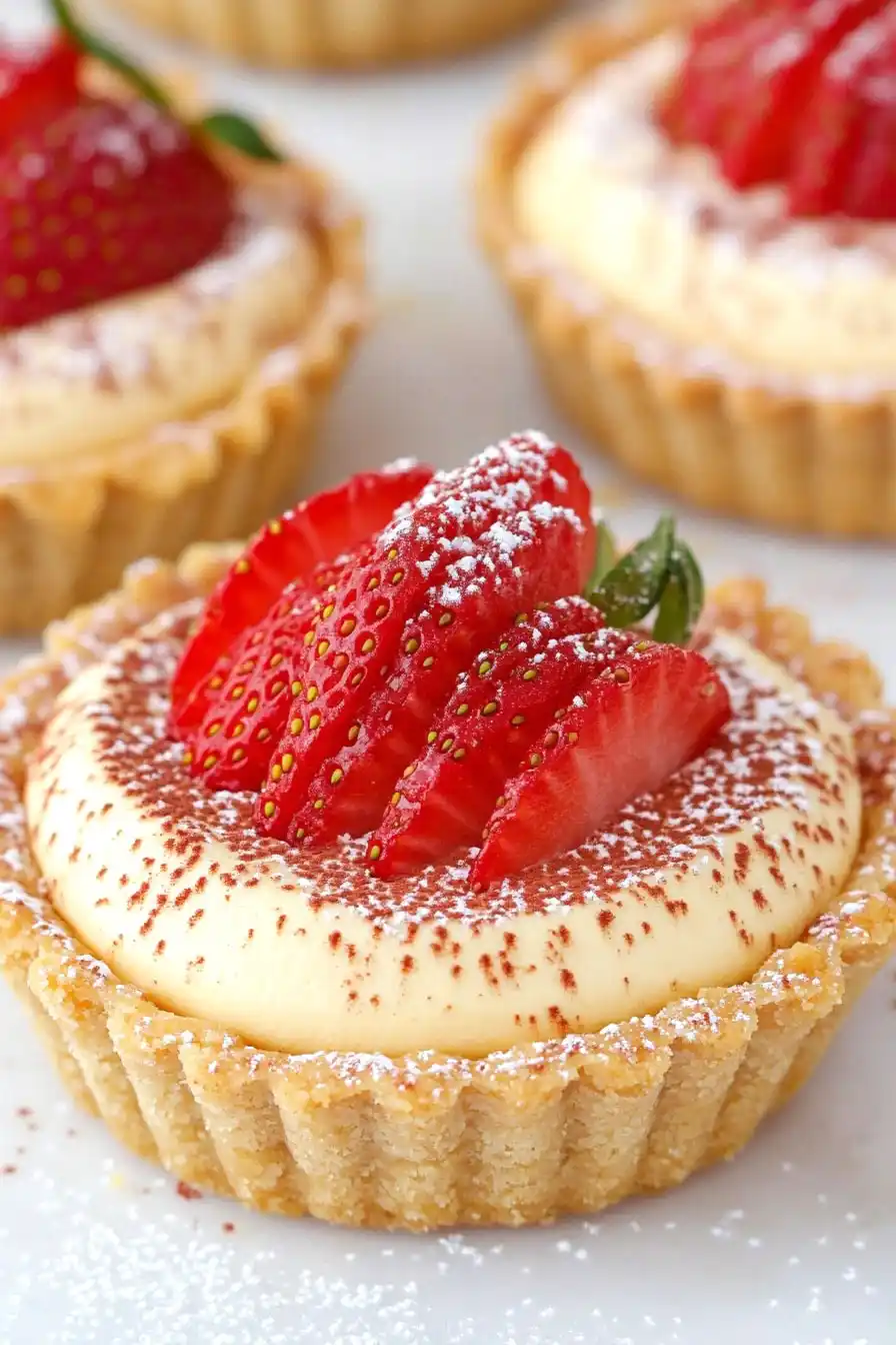 Rich White Chocolate Mousse Tart