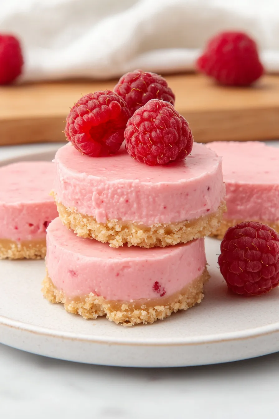 Mouthwatering Raspberry Vegan Cheesecake Bites