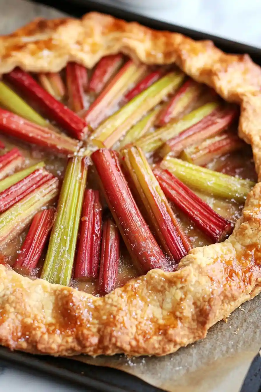 Easy Rhubarb Galette Recipe