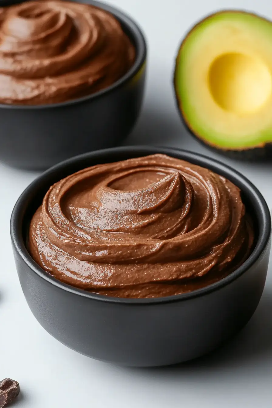 Decadent Chocolate Mousse with Avocado and Banana