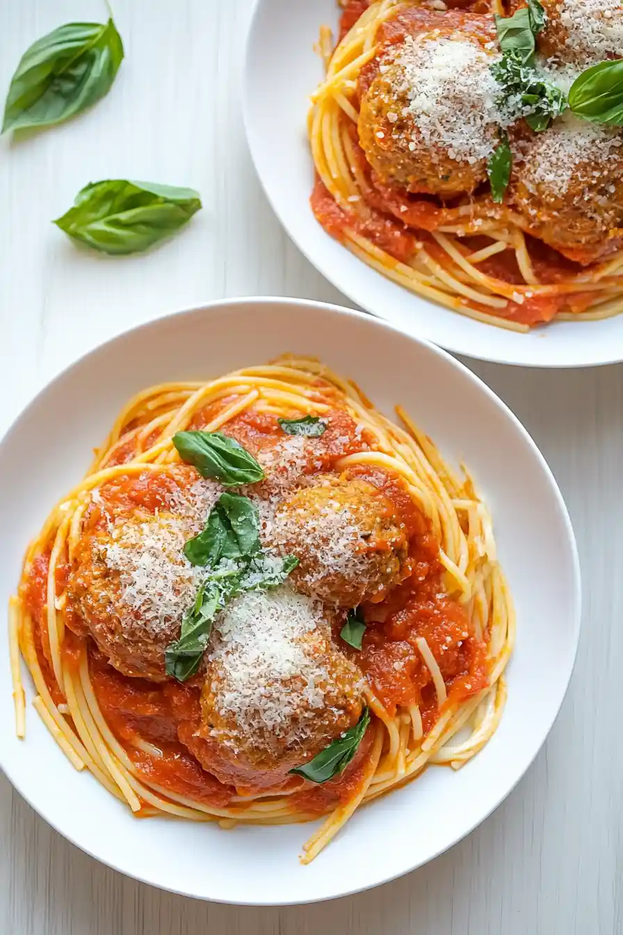 Easy Veggie Spaghetti and Meatballs Recipe