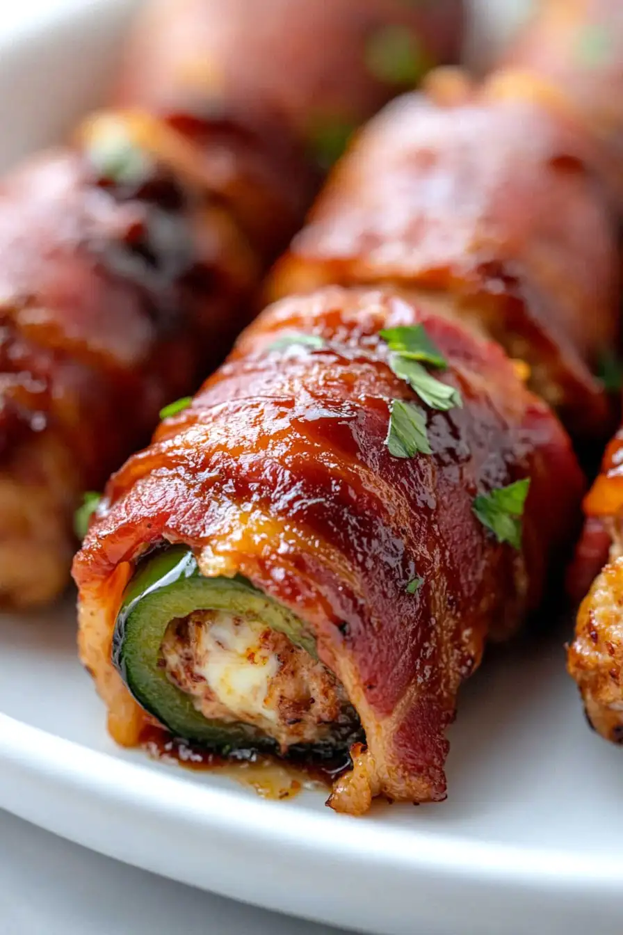 Juicy Chicken Thigh Jalapeno Poppers