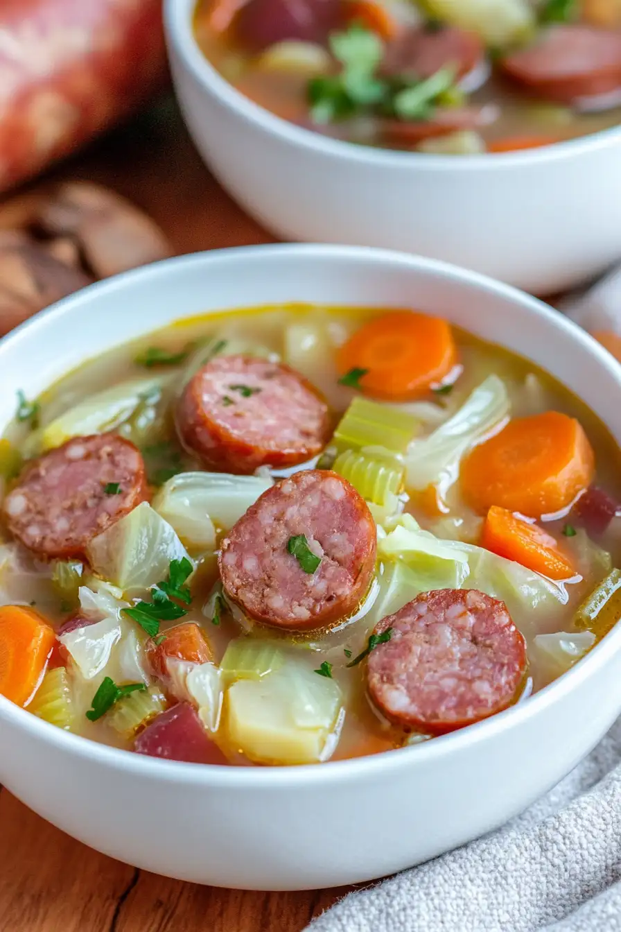 Easy Instant Pot Kielbasa Cabbage Soup