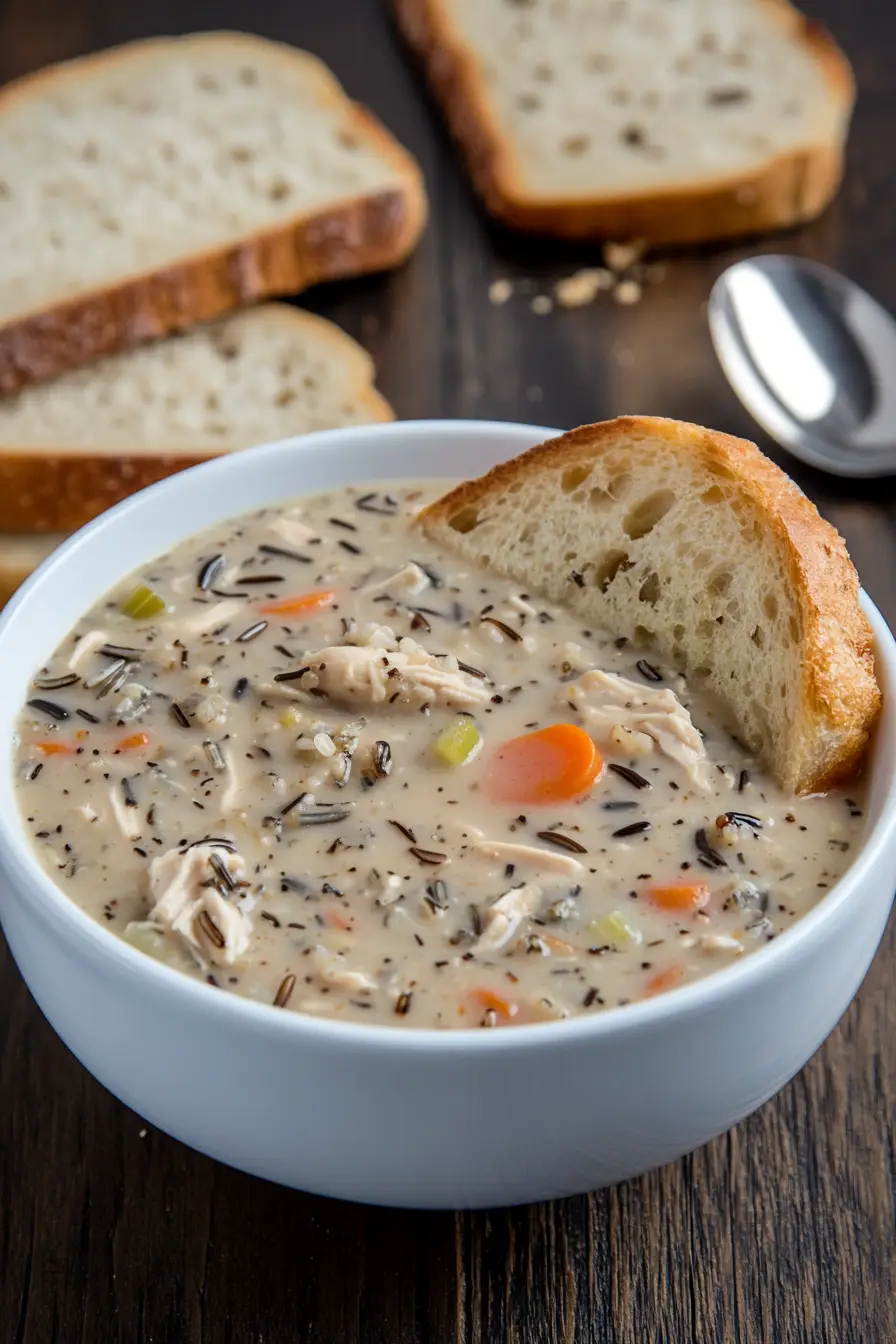 Best Crockpot Chicken Wild Rice Soup