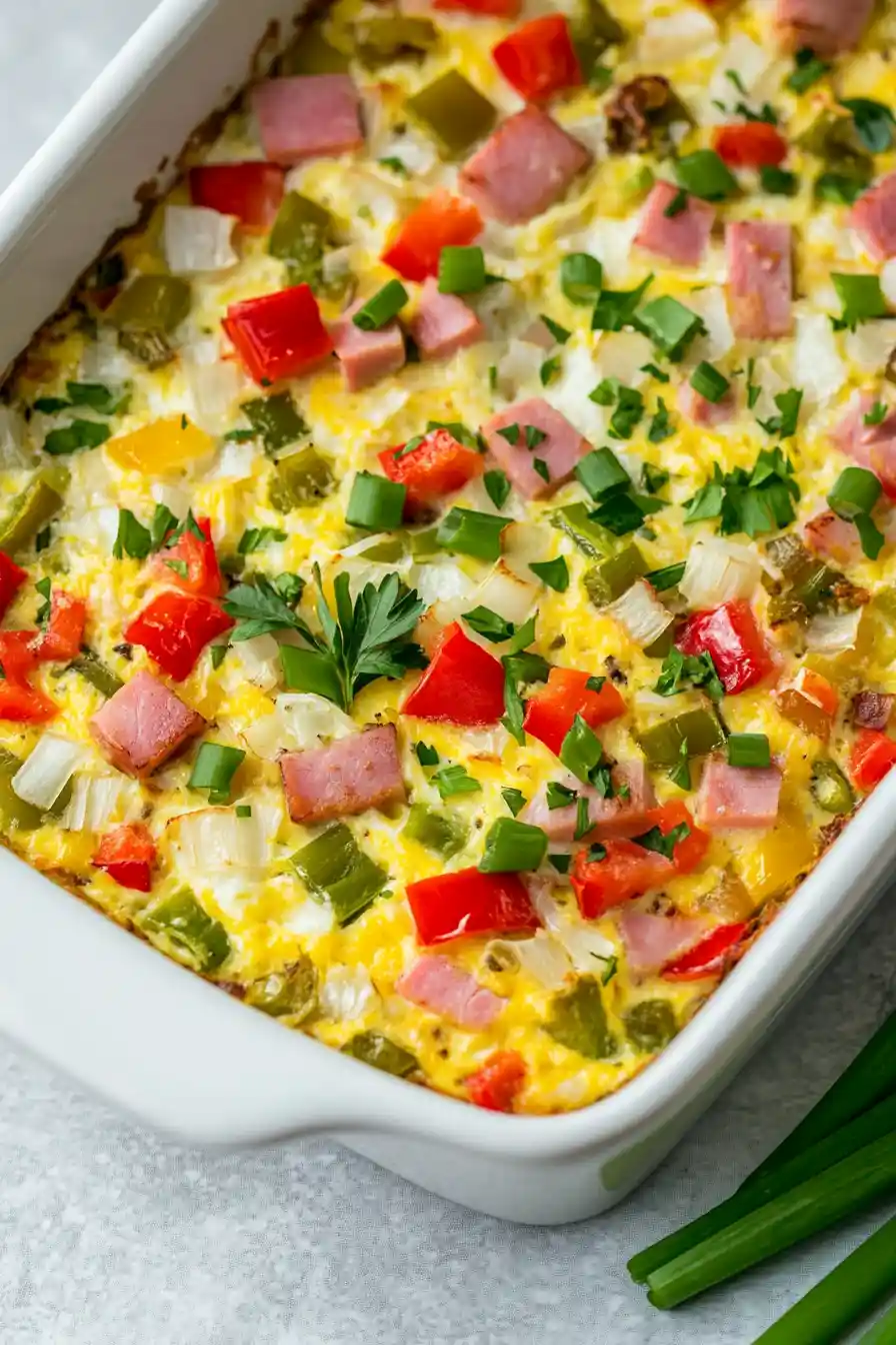 One-Pan Leftover Ham Egg Bake