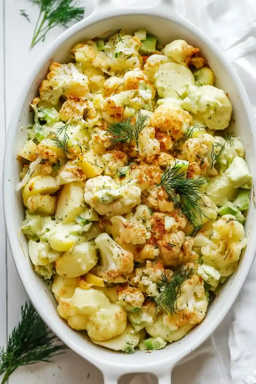 Flavorful Cauliflower Potato Salad Recipe