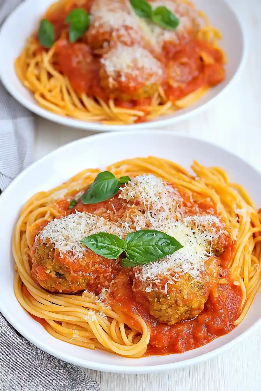 Easy Veggie Spaghetti and Meatballs Recipe