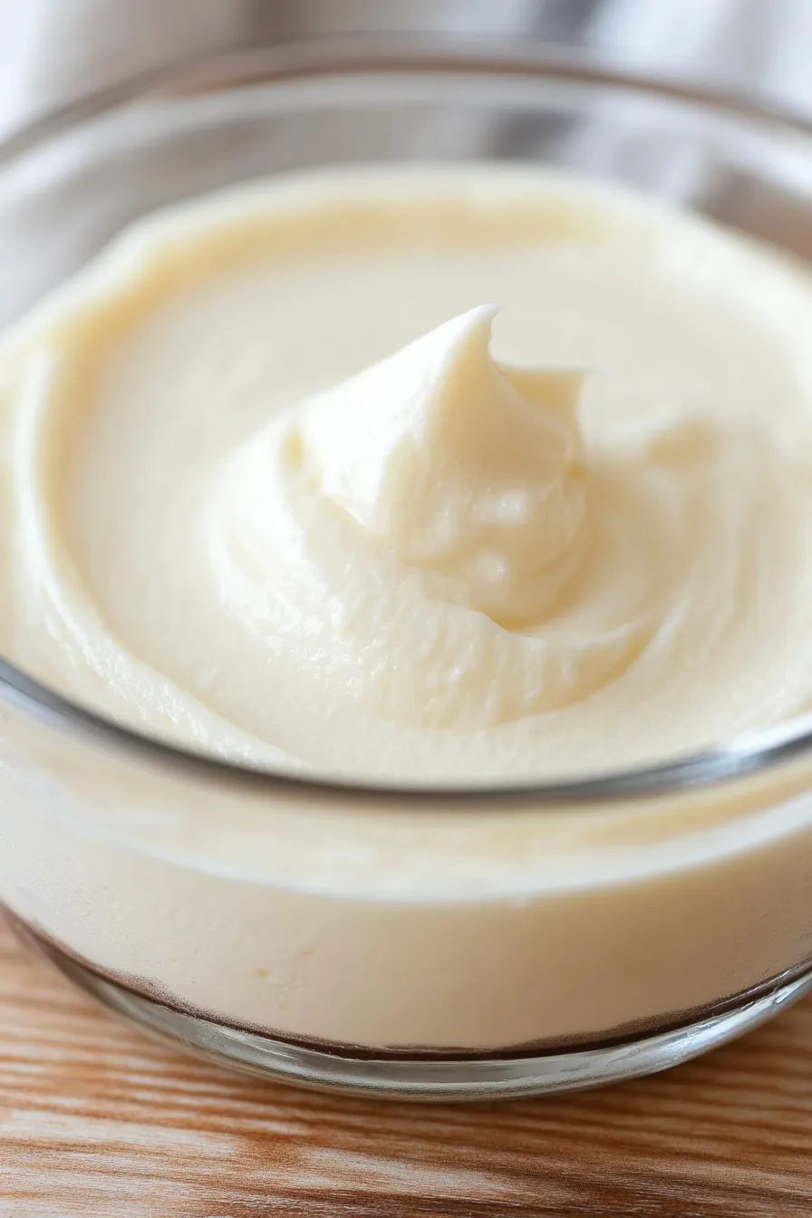 Fluffy White Chocolate Mousse Cake Filling