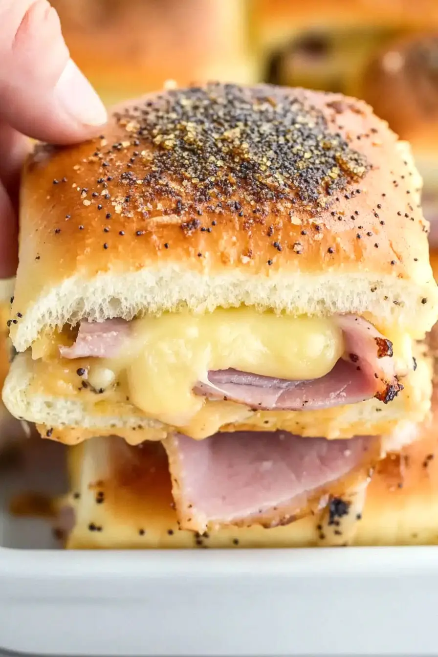 Tasty Brown Sugar Ham and Cheese Sliders
