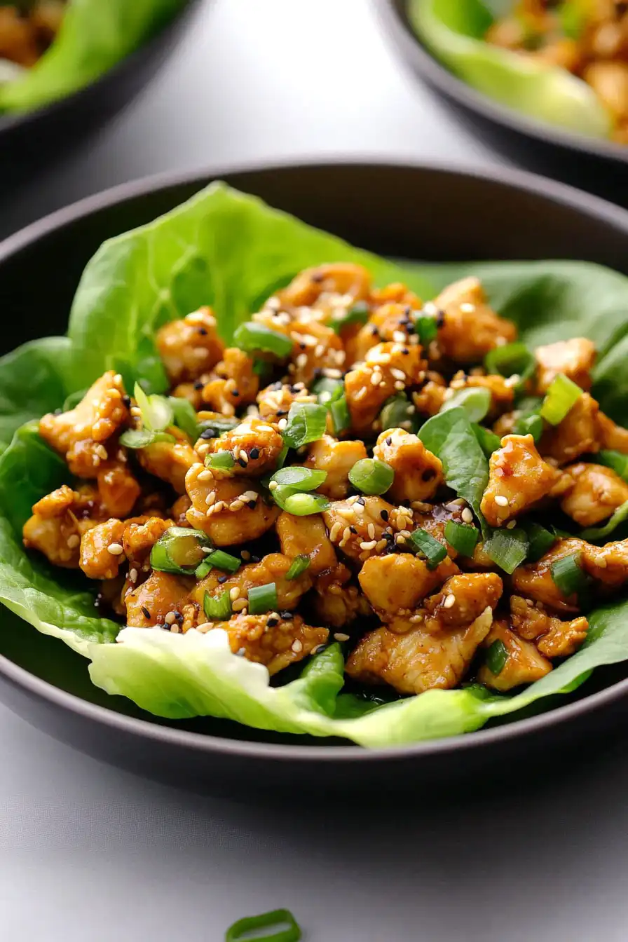 Flavorful Chicken Thigh Lettuce Wraps
