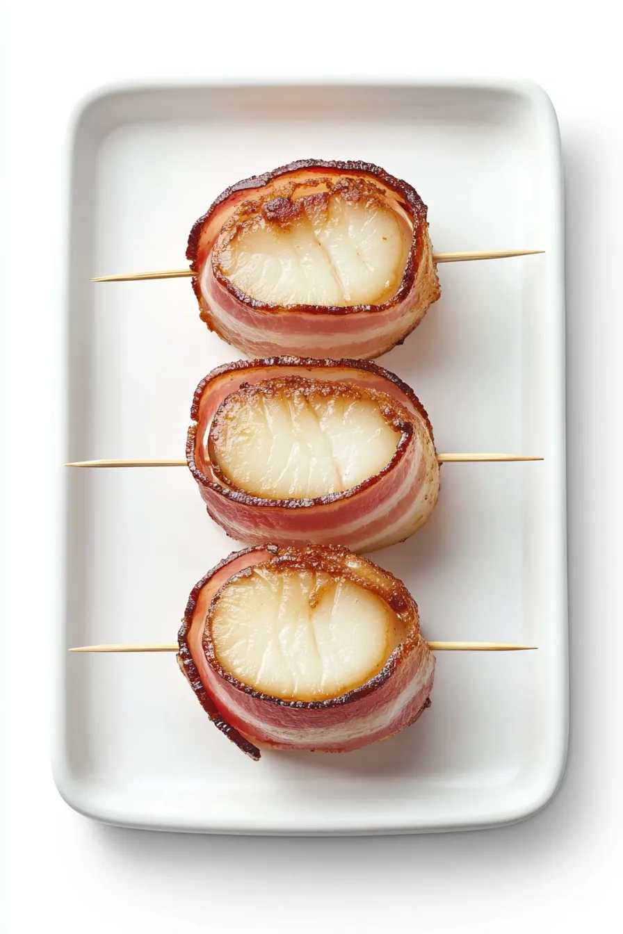 Sweet and Savory Bacon Wrapped Scallops