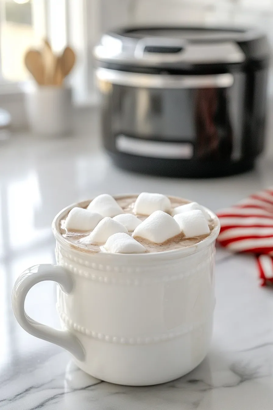 Quick Crock Pot Hot Chocolate