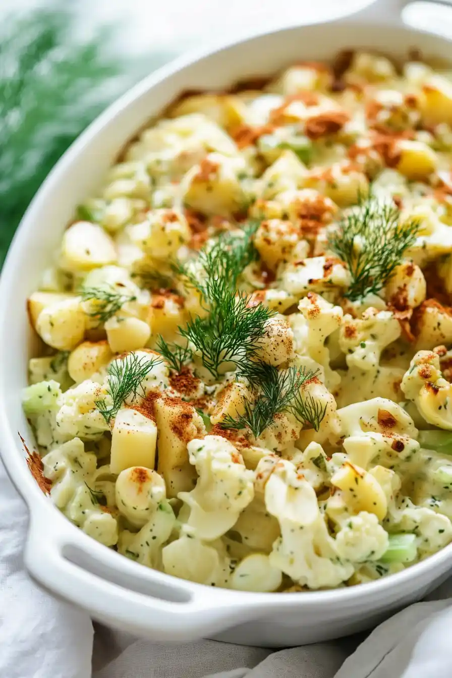 Flavorful Cauliflower Potato Salad Recipe