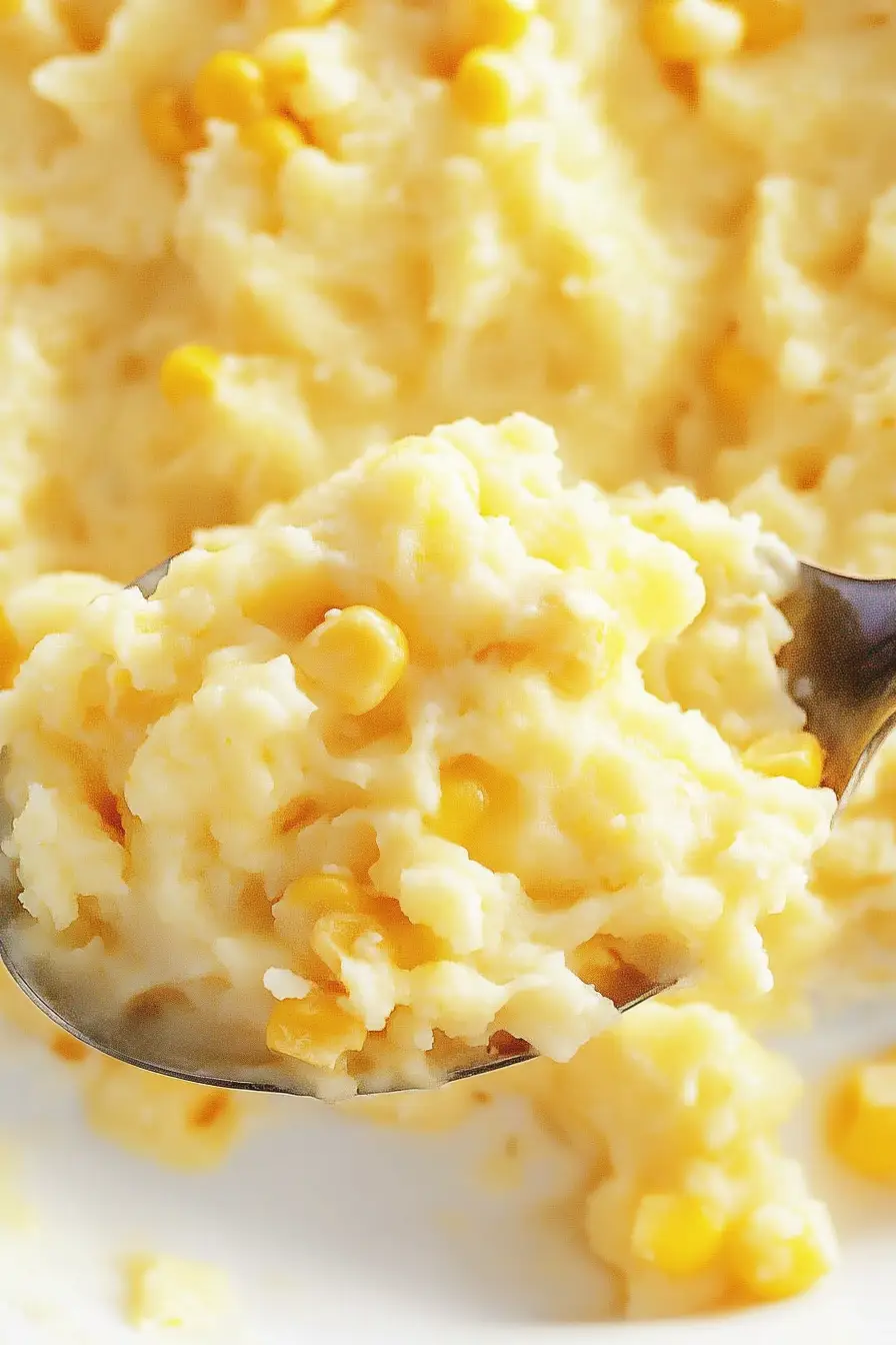 Easy Crock Pot Jiffy Corn Casserole