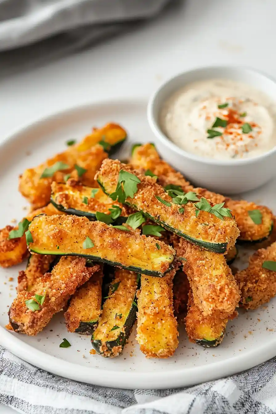 Easy Whole30 Zucchini Fries