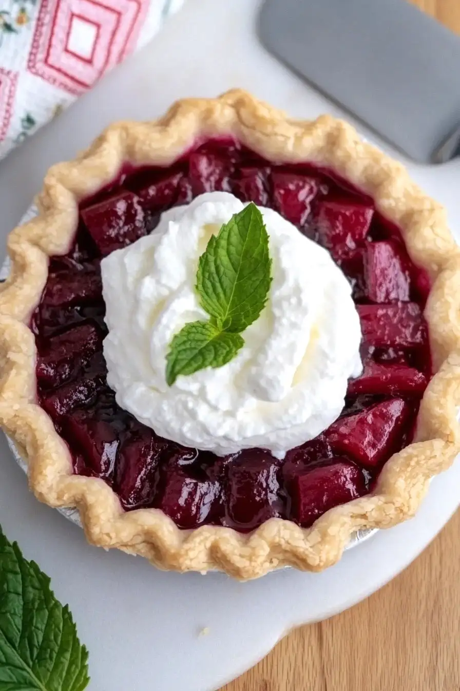 Easy Rhubarb Tart