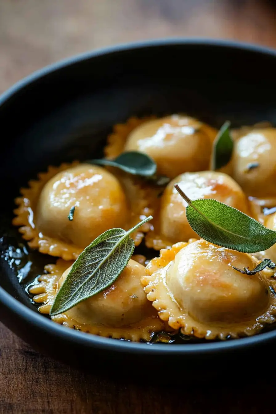 Flavorful Vegan Butternut Squash Ravioli