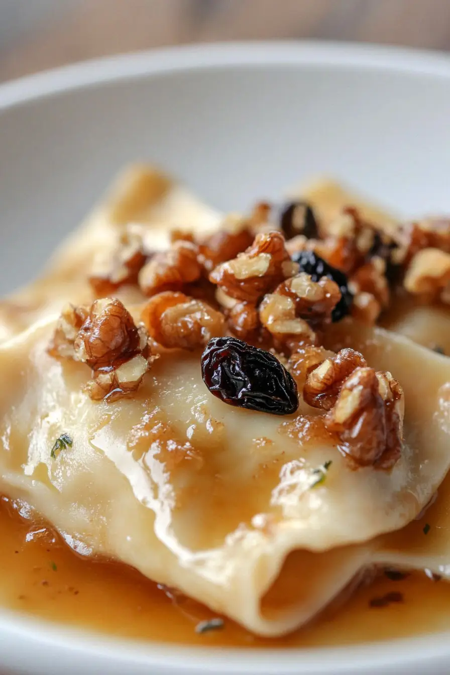 Easy Butternut Squash Ravioli with Brown Sugar