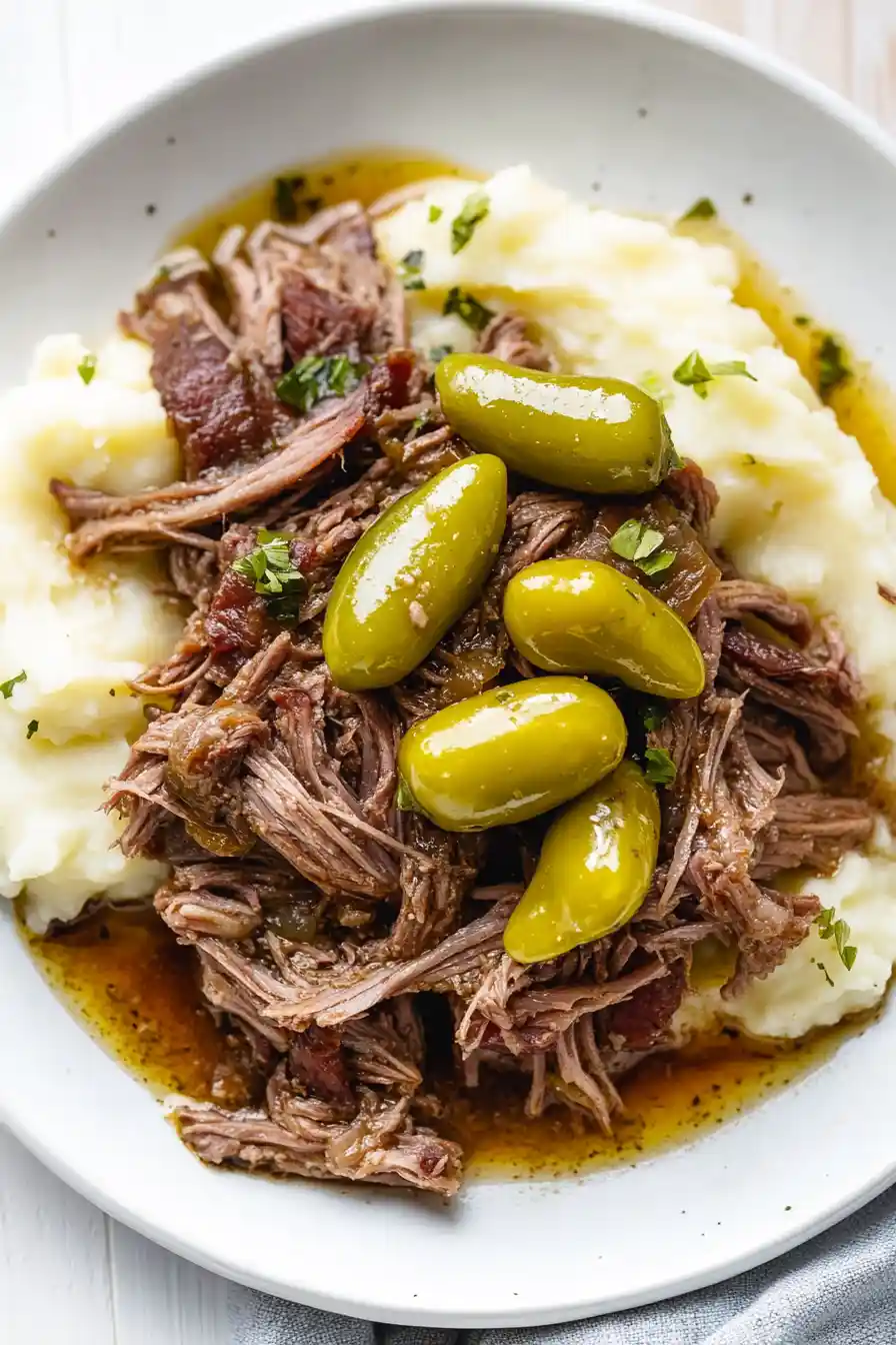 Healthy Whole30 Mississippi Pot Roast