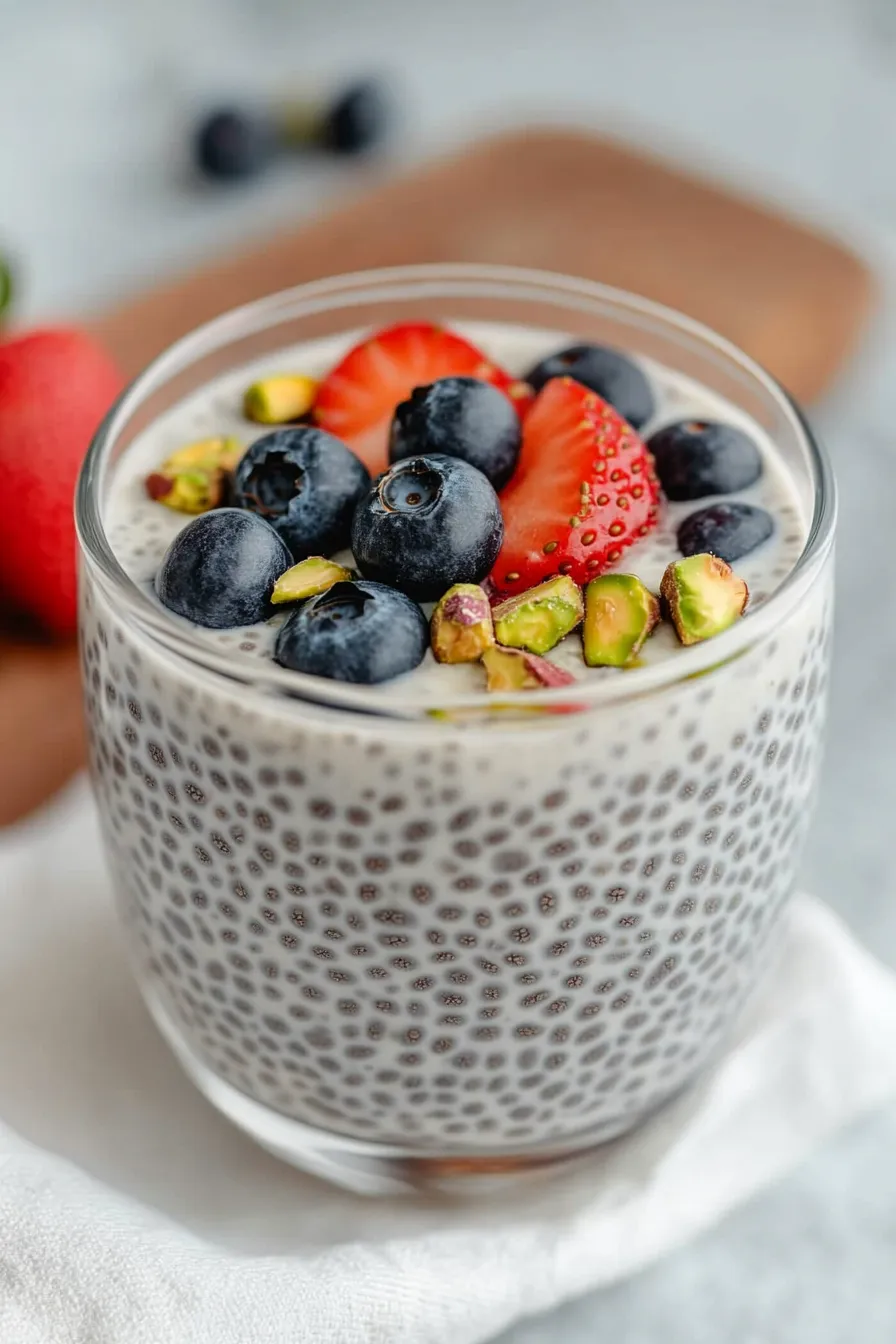Refreshing Vegan Chia Seed Pudding with Yogurt