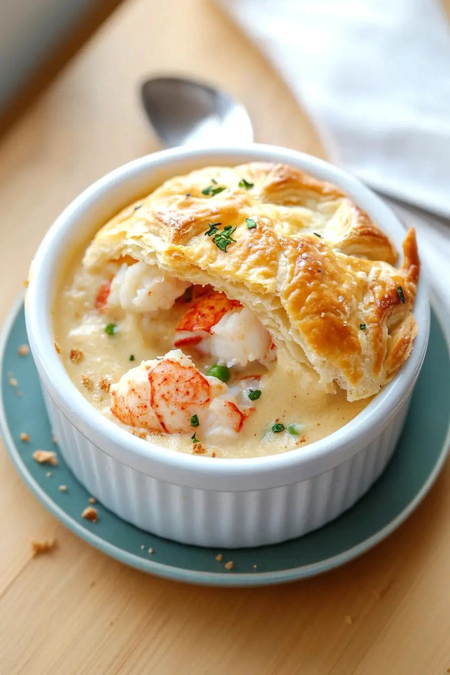 Easy Lobster Bisque en Croute